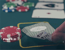 Tablet Screenshot of poker.si